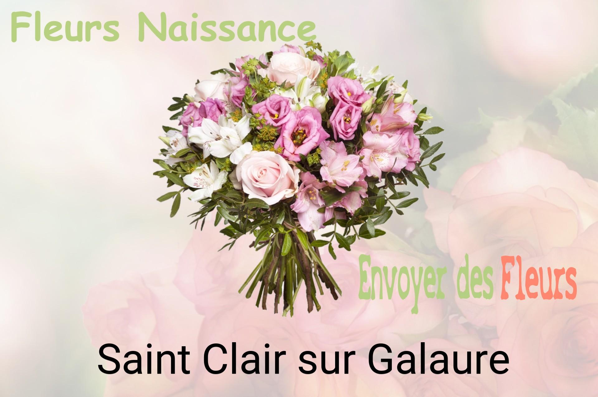 Bouquet de fleurs de naissance livré à Saint-Clair-sur-Galaure